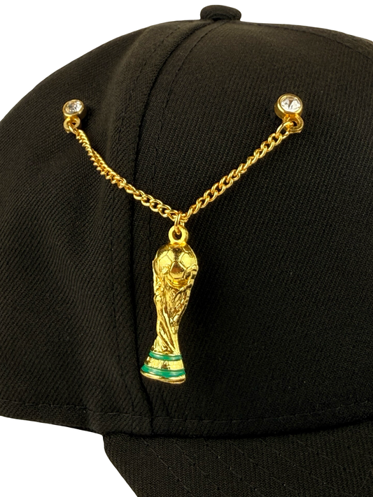 FIFA World Cup Trophy Chain Hat Pin