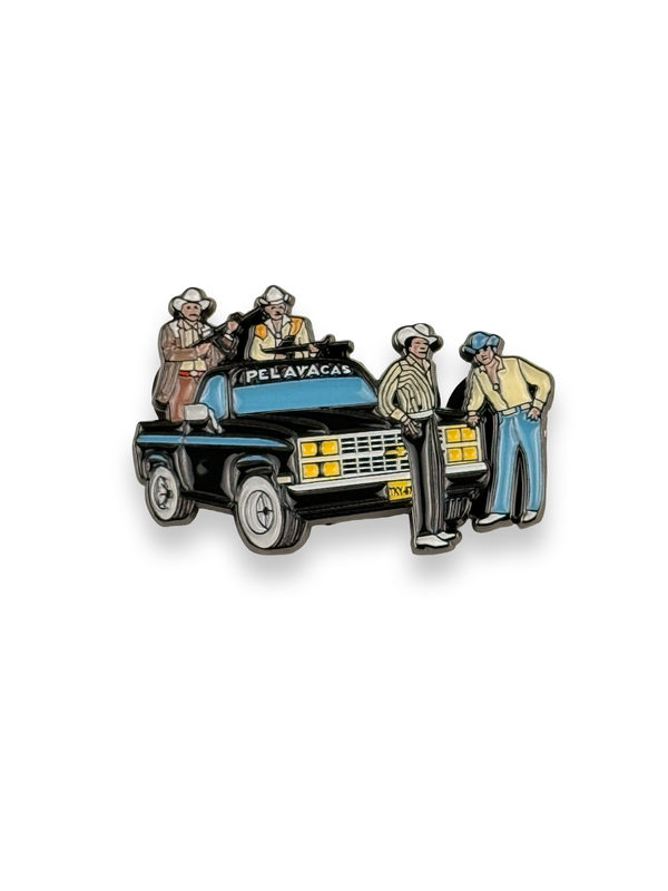 Clika “Pelavacas” Chalino Hat Pin